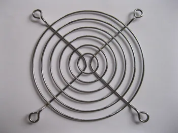 

20 pcs DC Fan Grill Protector Finger Guard Silver Metal for 92x92mm Fan Use