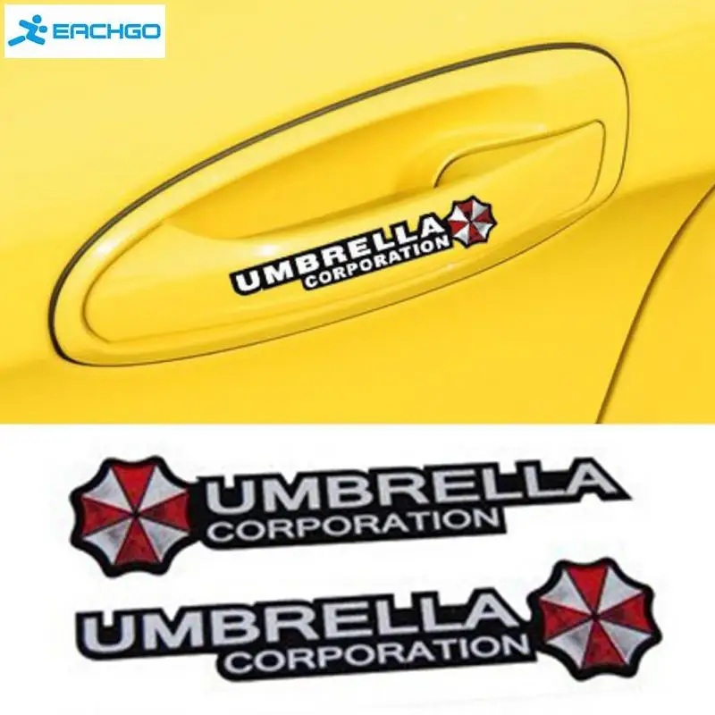 Новые 4 шт. креативные индивидуальные водонепроницаемые наклейки зонт для автомобиля Наклейка для дверная ручка автомобильный Стайлинг для kia sportage