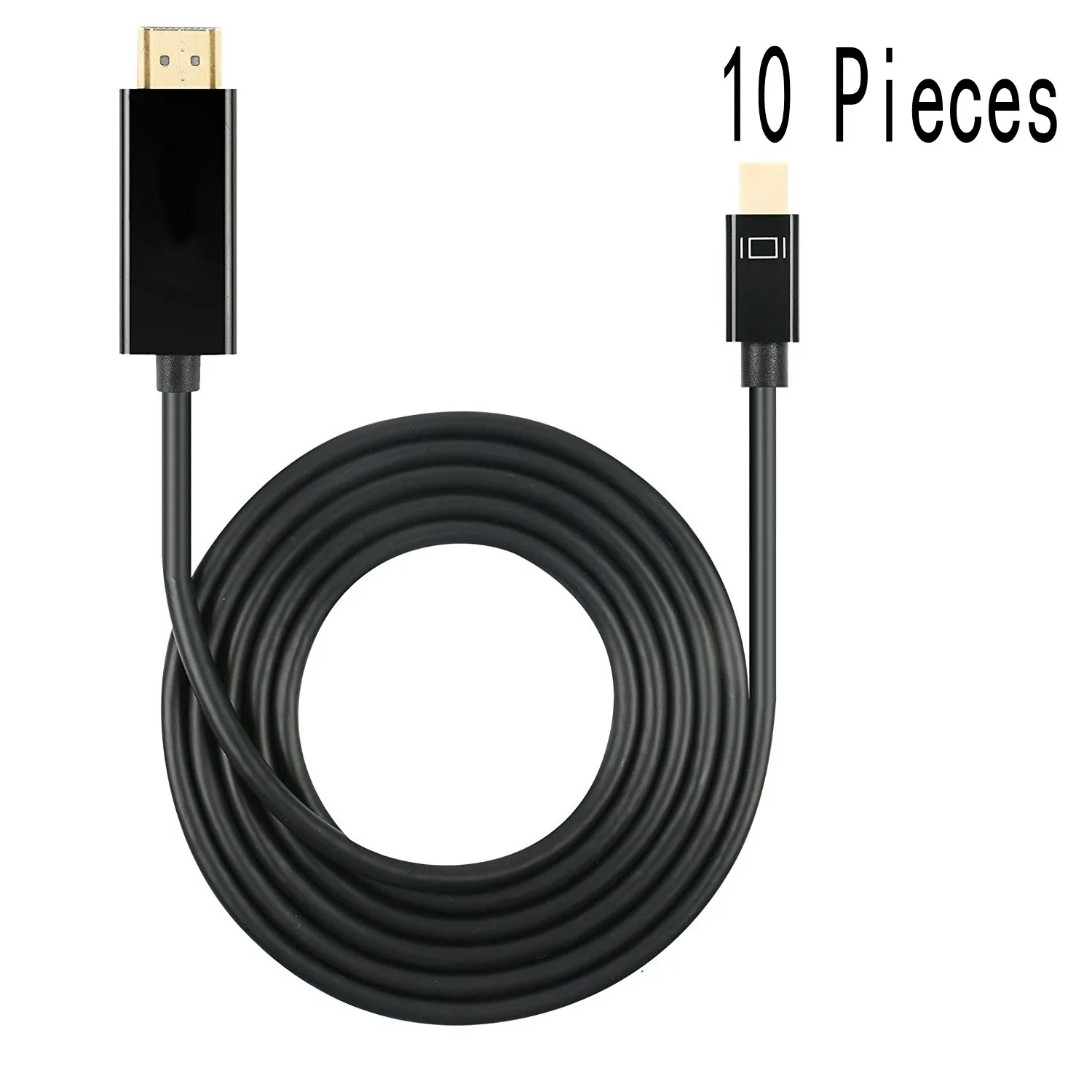 10 шт. Высокое качество двойной Yi 1 8 м 6 футов Thunderbolt мини дисплей порт Адаптер DP к HDMI