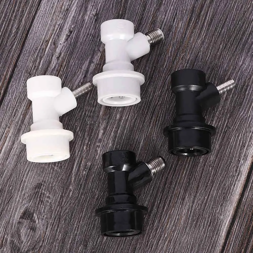 

1Pc Bar Accessories 2 Colors Ball Lock Disconnects Barb Connector Home Beer Brew Keg Parts Home DIY Wine Making Bar Tool