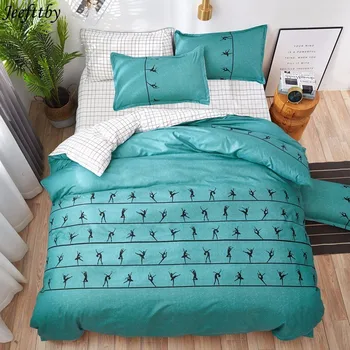 

Home Textiles Fashion Lattice Duvet Cover Pillowcase Bed Sheet Simple Boy Girls Bedding Sets 3/4Pcs Single Double Bedlinen