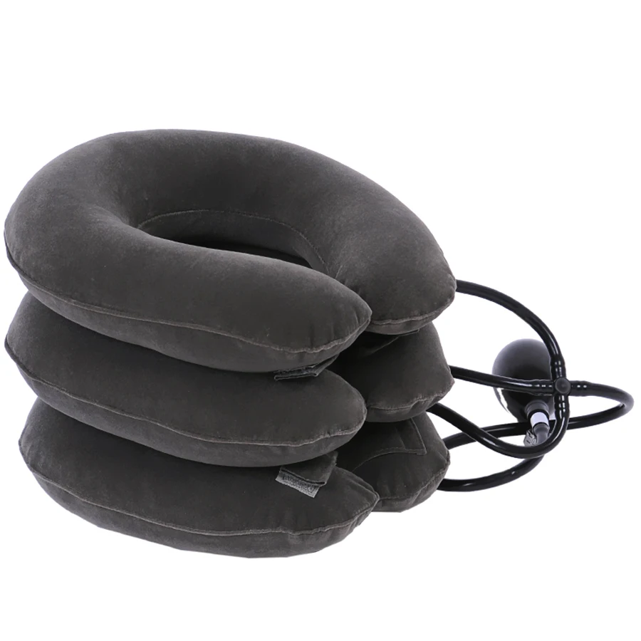Надувная воздушная Шейная скобка шейный воротник медицинская воздушная Тяговая терапия поддержка позвонка шейные носилки облегчают боль