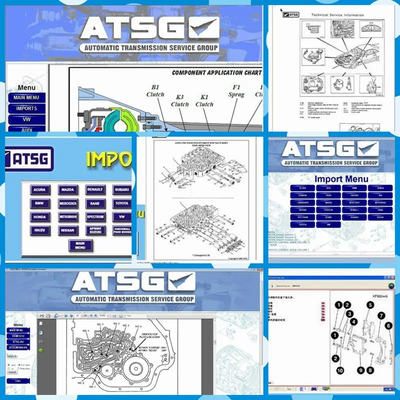 atsg руководство по ремонту трансмиссии программное обеспечение для ремонта авто ATSG в HDD/CD горячая Распродажа диагностическое программное обеспечение ATSG