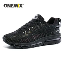 ONEMIX Running Shoes For Men Air Mesh Reflective Upper Material Cushion Athletic Trainers Sports Outdoor Shoes Walking Sneakers onemix 2018 men running shoes breathable runner athletic sneakers air cushion running shoes outdoor walking shoes free shipping