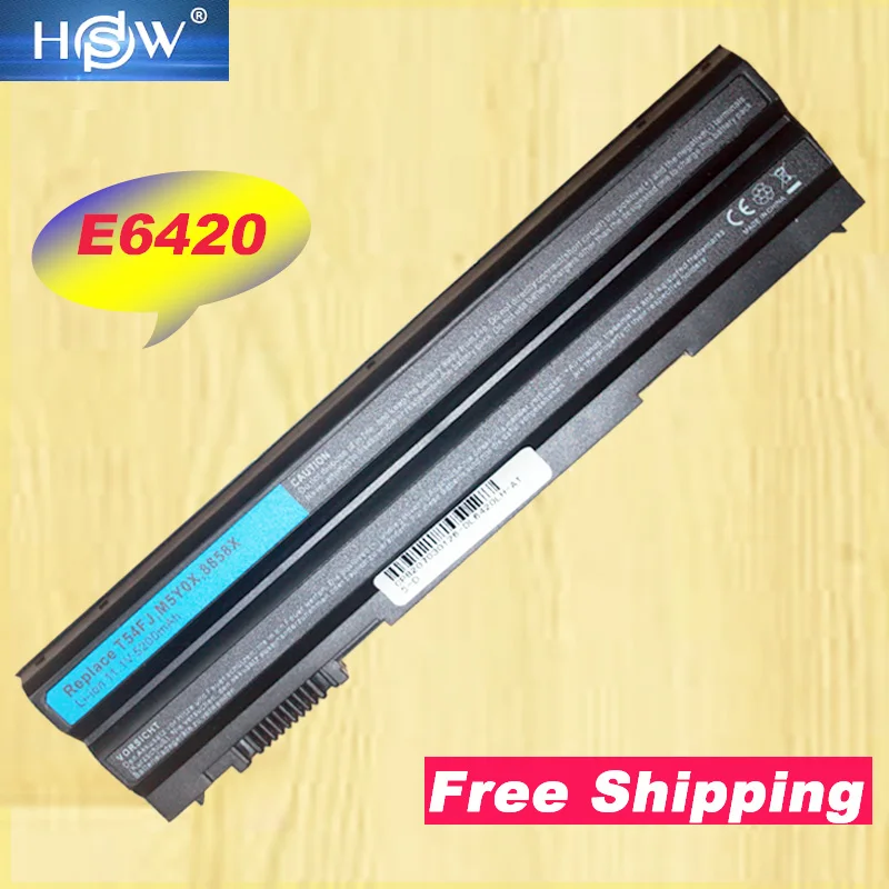 HSW 5200 mAh T54FJ M5Y0X Батарея для Dell Latitude E5420 E5520 E6420 E6430 8858X KJ321 P9TJ0 PRRRF T54F3 UJ499 009K6P