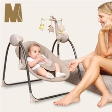 Babyqiner электрические детские качели кресло вышибатель музыка качалка для ребенка Bebek Salincak Новорожденный ребенок спальный корзина Автоматическая Колыбель