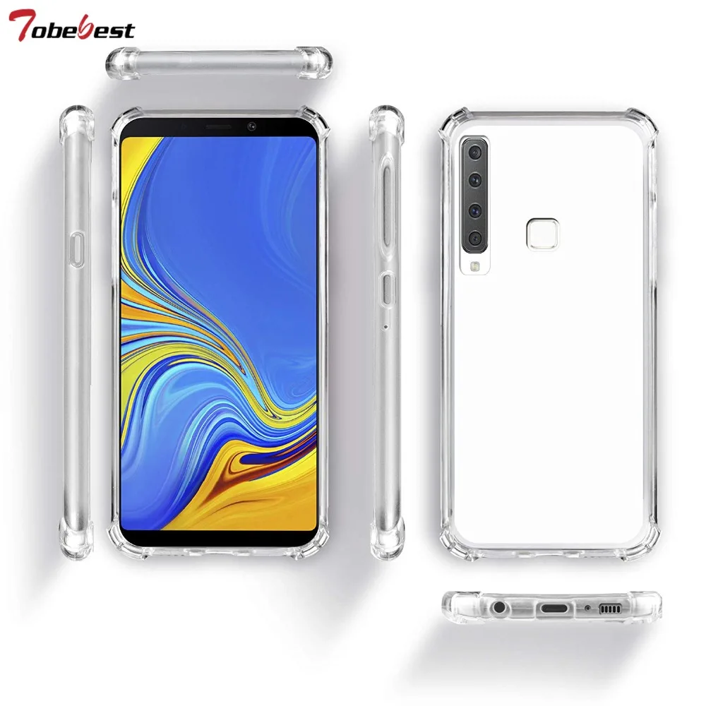 Ударопоглощающий технологический чехол для Samsung Galaxy A9 2018 A920F A920 SM-A920F Мягкий ТПУ