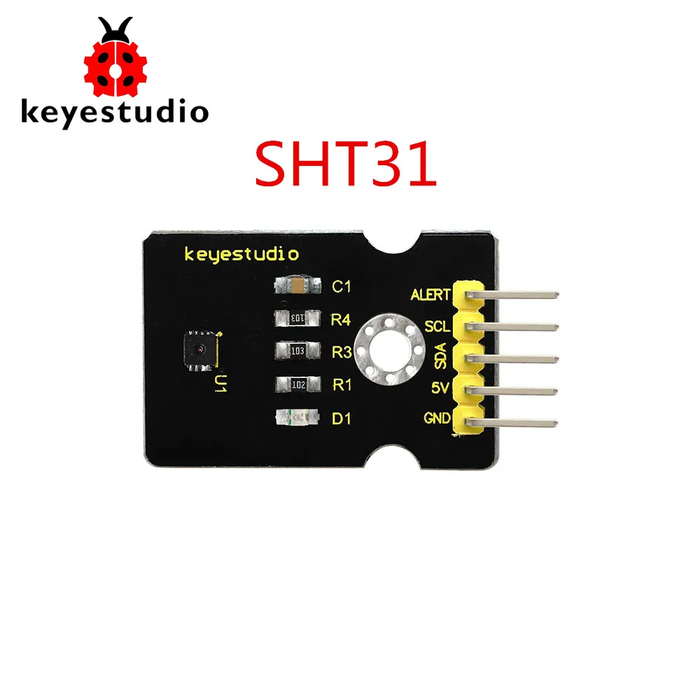 Модуль датчика температуры и влажности Keyestudio SHT31 I2C для Arduino|Аксессуары