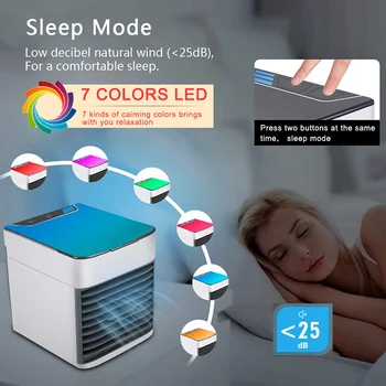 

Mini office air cooler portable air conditioner home USB fan