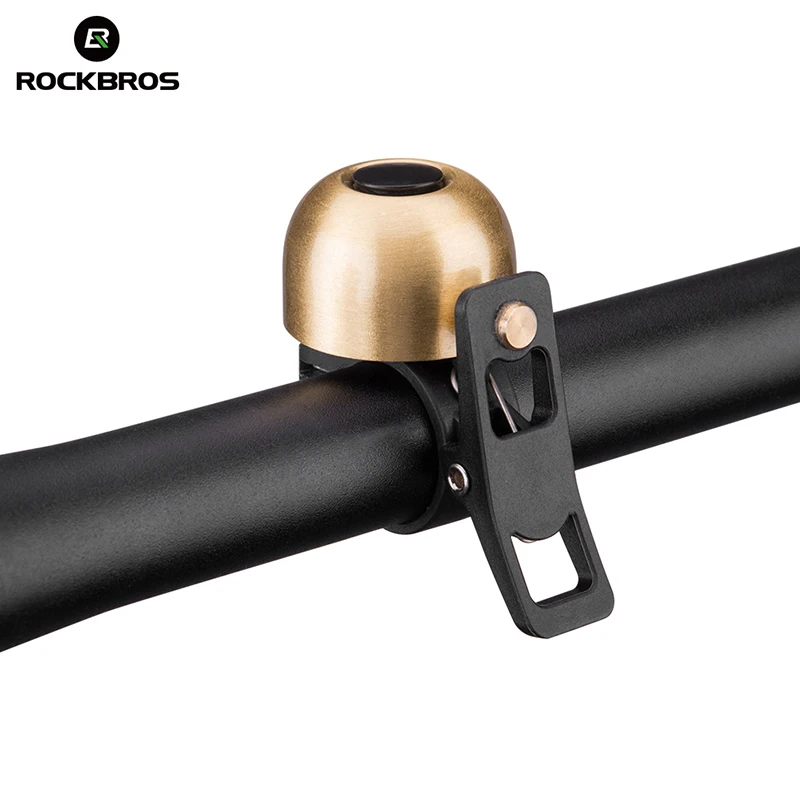 

ROCKBROS Cycling MTB Road Bike Bell Ring Aluminium Horn Bike Mini Bell Handlebar Ring Clear Loud Sound Bicycle Accessories