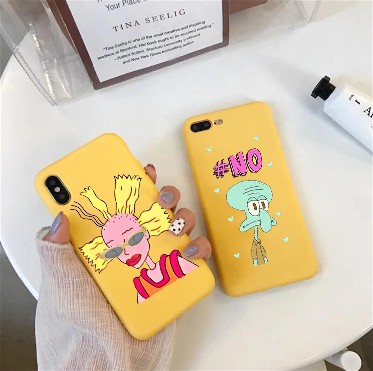 

Rugrats Amazing New Arrival Fundas phone case For iPhone X 7 Plus XR Case Silicone Phone Cover For iPhone 6S 8 Plus XS Max Case