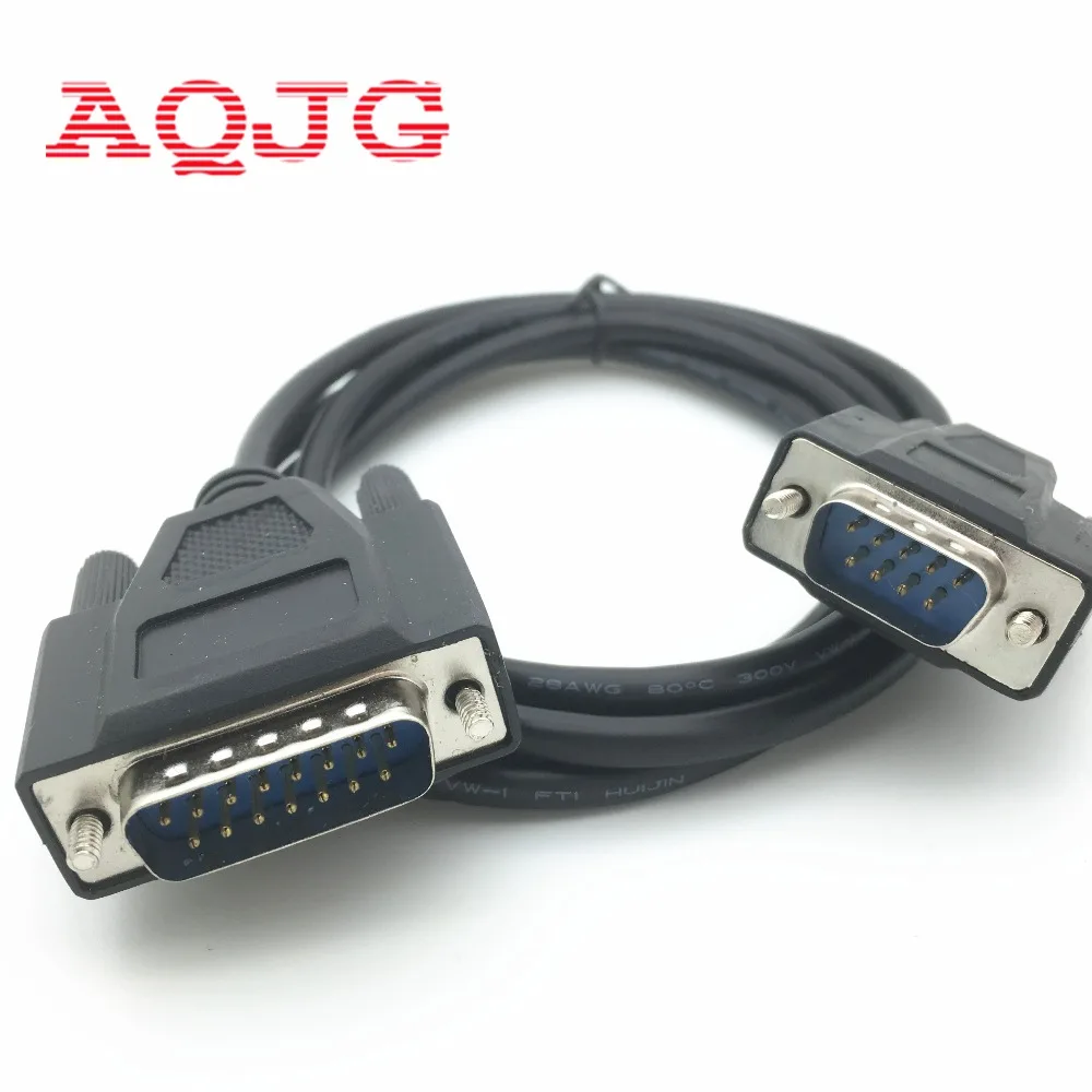 Macho para Db15 para Db15 Macho Cabo 15pin 1.5 m Atacado Aqjg Db9