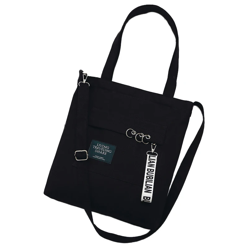  Fashion Women Shoulder Bags 2019 Brand New Letter Canvas Soft Letter Messenger Bags Female Students - 32956634829