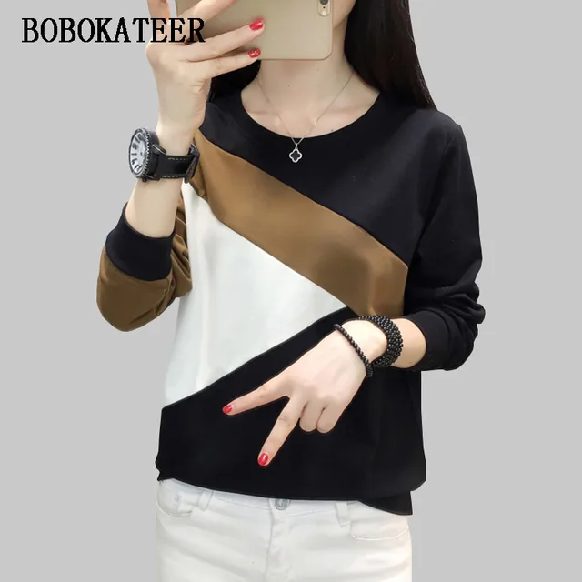 BOBOKATEER plus size t shirt women tshirt camisa feminina t-shirts women tops casual poleras de mujer moda 2018 tee shirt femme