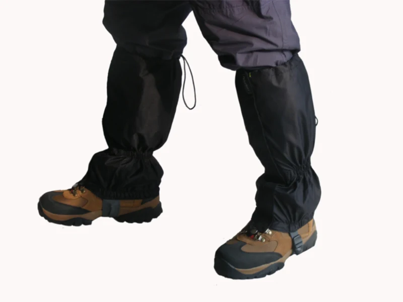 1 pair waterproof outdoor hiking walking climbing snow legging gaiters 1 pair waterproof outdoor hiking walking climbing snow legging gaiters