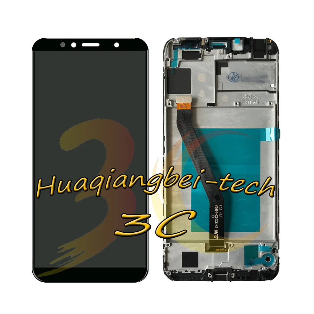 5.7'' New For Huawei Honor 7C AUM-L41 Full LCD DIsplay + Touch Screen Digitizer Assembly + Frame Cover 100% Tested