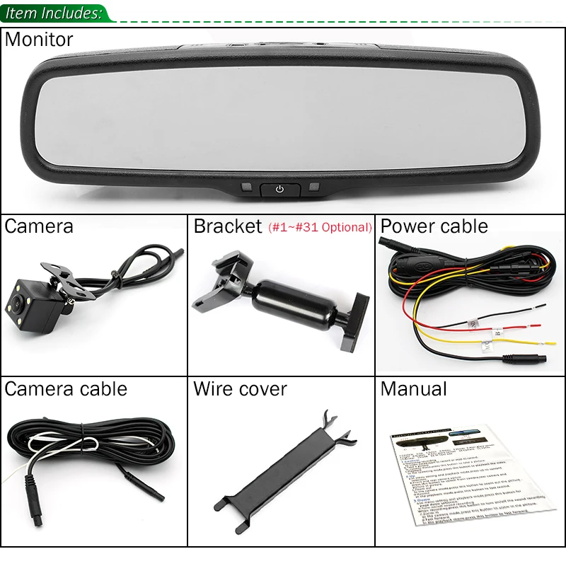 GreenYi HD 1080P 5 дюймовый IPS LCD с автоматическим затемнением анти блики Зеркало заднего