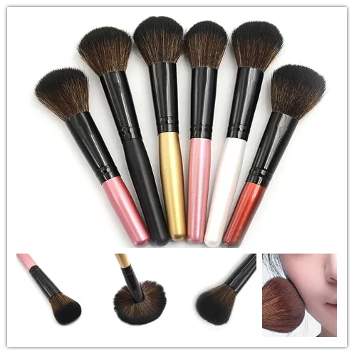 1PC Wooden Handle Foundation Brushes Women