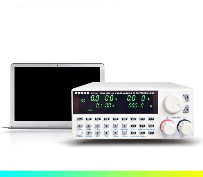 Kopen KORAD KEL103 Professionele elektrische programmering Digitale Controle DC Belasting Elektronische Belastingen Batterij Tester Load 300W 120V 30A