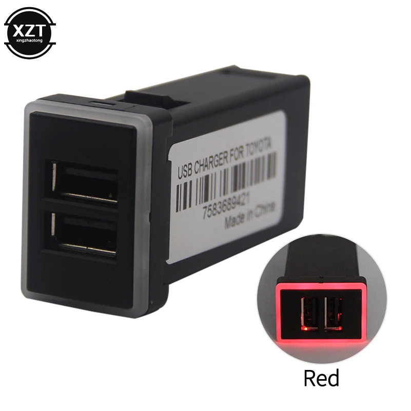 Автомобильное зарядное устройство QC3.0 с двумя usb портами для быстрой зарядки