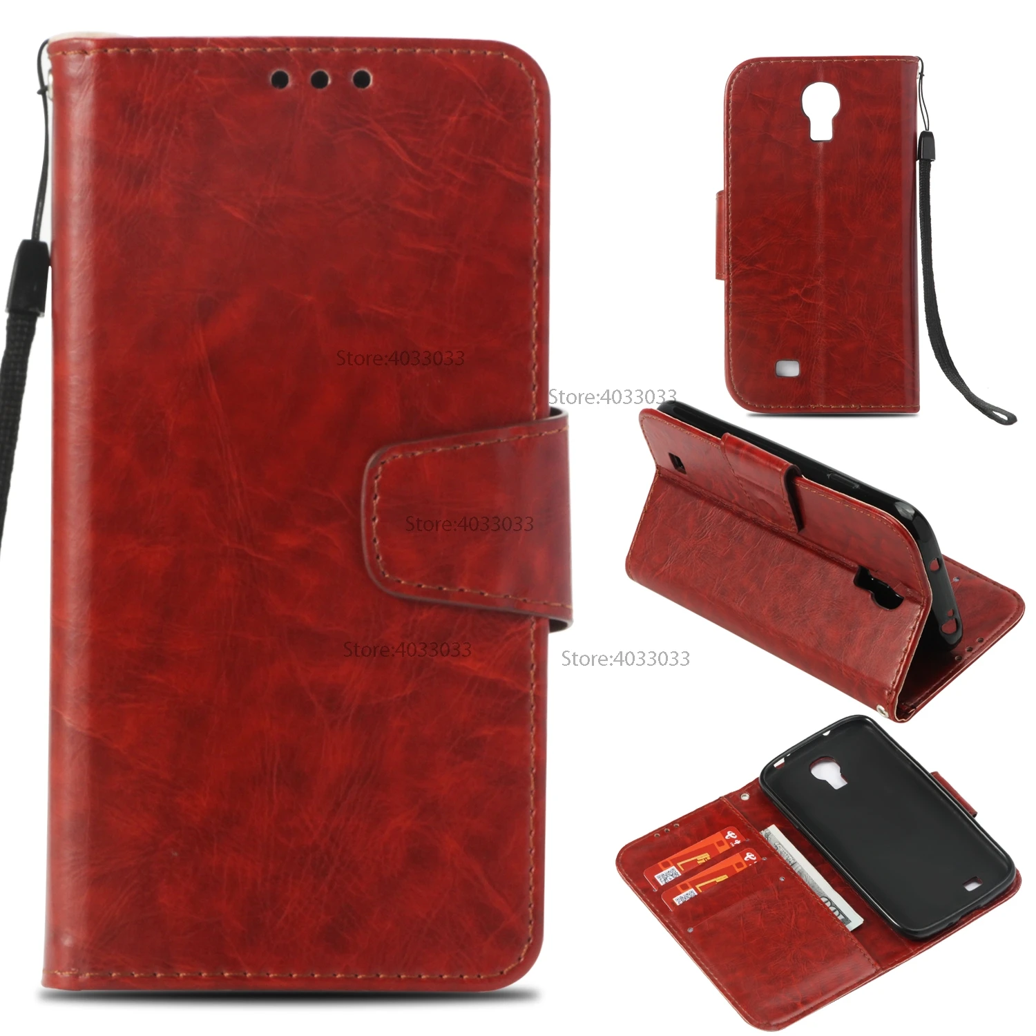 Винтаж флип чехол для samsung Galaxy S4 S 4 I9500 I9505 I9506 Бумажник кожаный телефона GT I9515