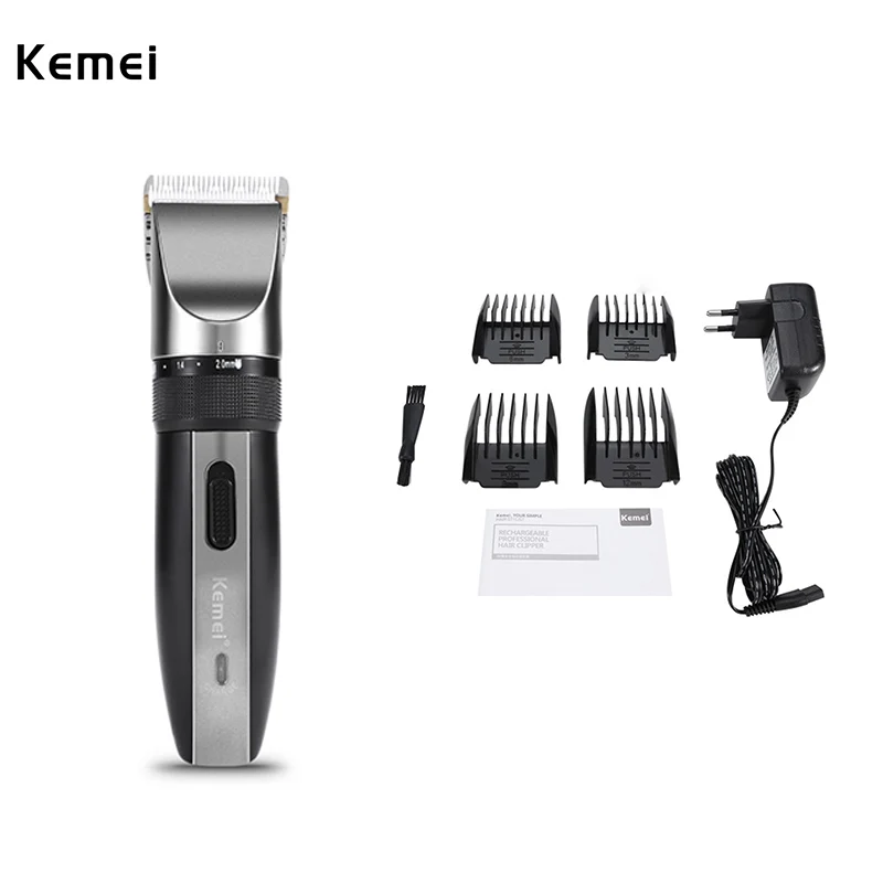 

Kemei Rechargeable Haircut Trimmer KM - 2171 Adjustable cutting blade Intelligent positioning combs Hair Clipper