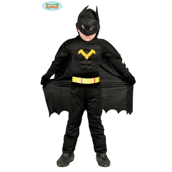 

Guirca-child fancy costume black hero Size 5 a year 6