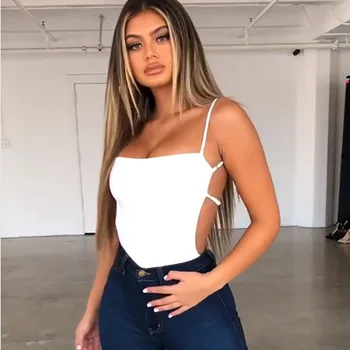 

Backless Sexy Bodysuit Women Neon Spandex One Piece Summer Clothes for Women Bandage Bodycon Jumpsuit Clubwear