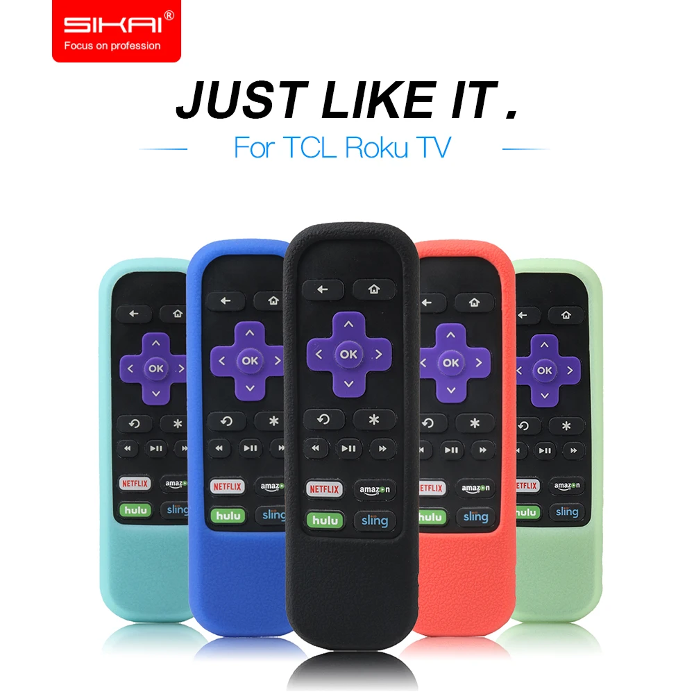 Силиконовый чехол SIKAI для TCL ROKU 1 2 3 4 LT HD XD XS умный с дистанционным управлением