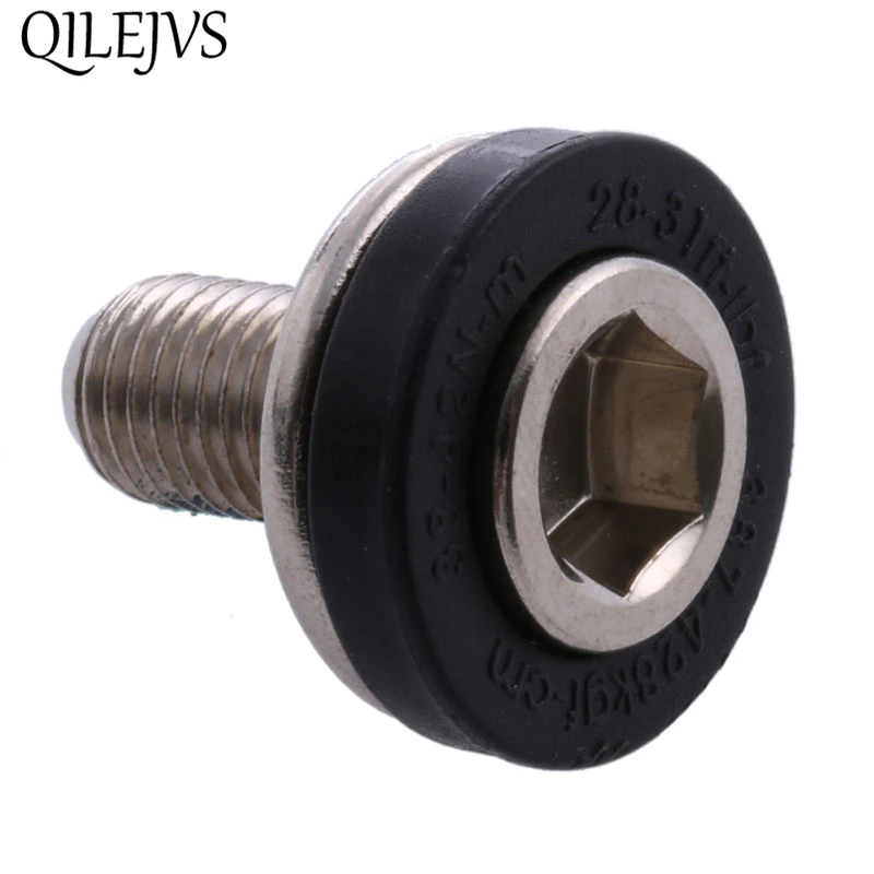 1pc Crank Bolts M8 Allen Key Bike bottom bracket bb bicycle axle Screw QILEJVS bicycle bottom bracket