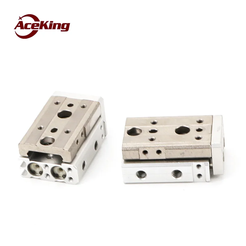 

SMC type cylinder with guide rail dual axis precision pneumatic slide table HLQ/ mxq6/8/12-10/20/30/40/50/75as-at-bs-bt