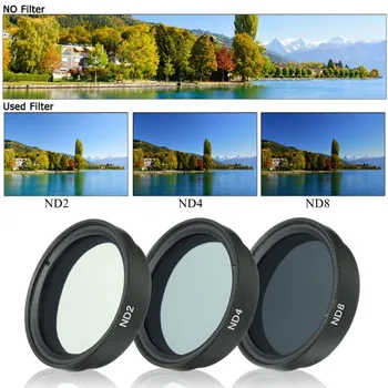 

3pcs ND2 ND4 ND8 Neutral Density Lens Filter Set for DJI Phantom 4 3 Pro Advanced Drone Camera