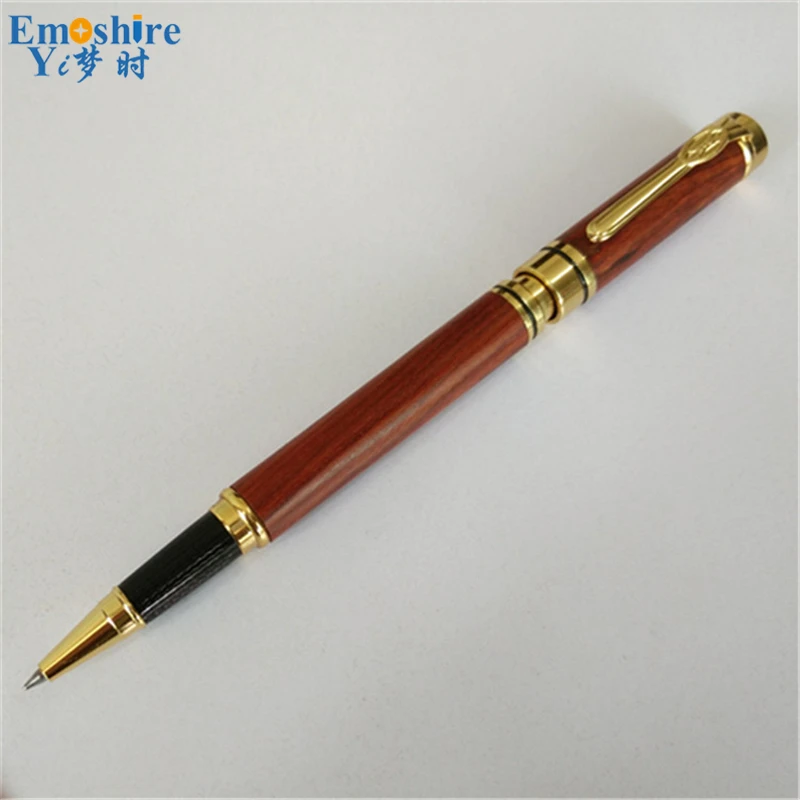 Emoshire High - grade red sandalwood signature pen new boutique creative pearl pen spot wholesale (6)
