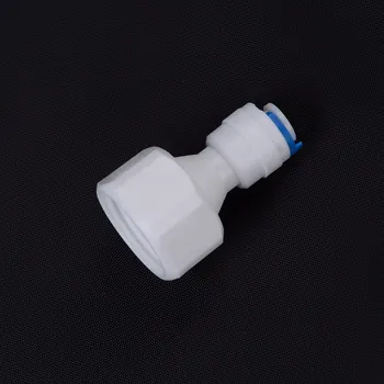 

1/4" Push Fit - 1/2" Female Thread Pipe Fitting Hose Quick Connector Adapter 1PCS