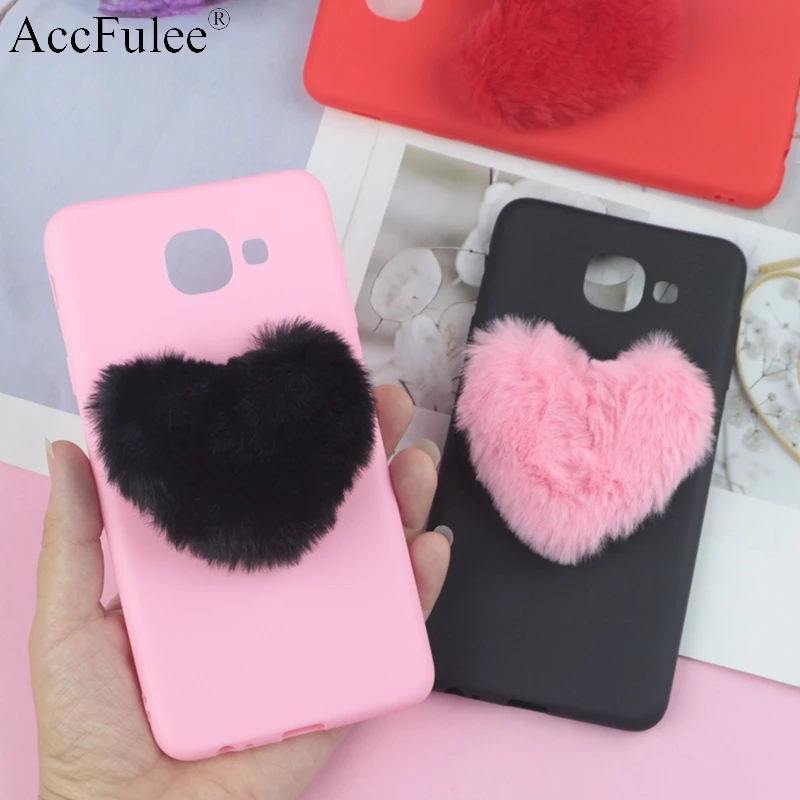

Cute 3D Love Heart Soft Case For Samsung Galaxy Galaxy J7 Max G615F G615DS 5.7" Fashion Soft TPU Back Cover