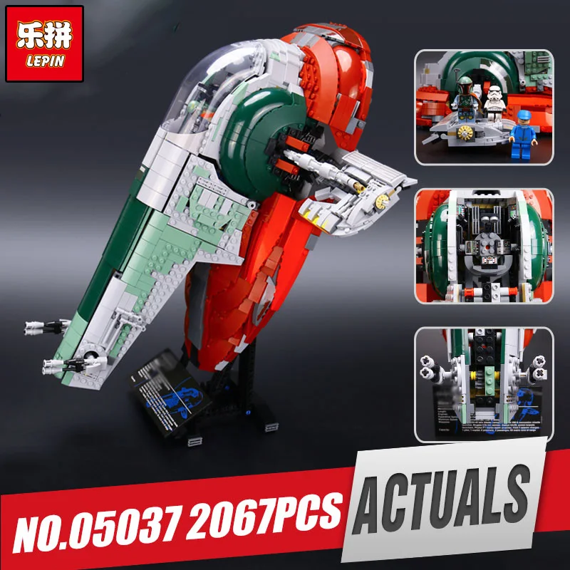 

LEPIN 05037 Star Series Wars UCS Slave Toys I NO.1 Model Building Block Bricks Compatible LegoINys 75060 Children Christmas Gift