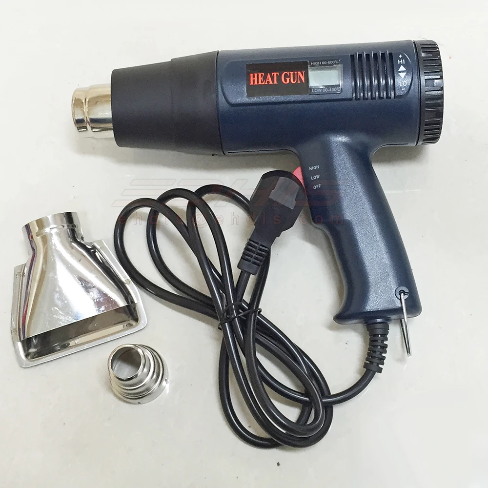 EHDIS Electric Hot Air Heat Gun DIY Styling Thermoregulator Display