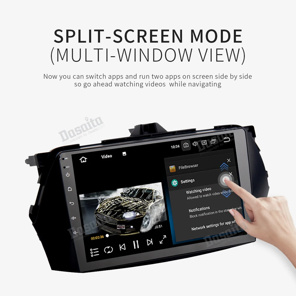 Cheap Car Multimedia Android 9.0 for Suzuki Alivio Ciaz 2016 with 9" IPS Touch Screen Steering Wheel Control GPS External Microphone 3