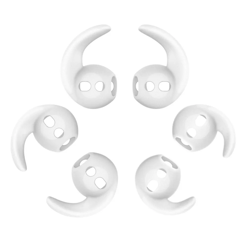 Earphone Case for AirPods Replacement Soft Silicone Antislip Ear Hook Earbuds Tips for Apple EarPods and AirPods 3 Pairs S/M/L