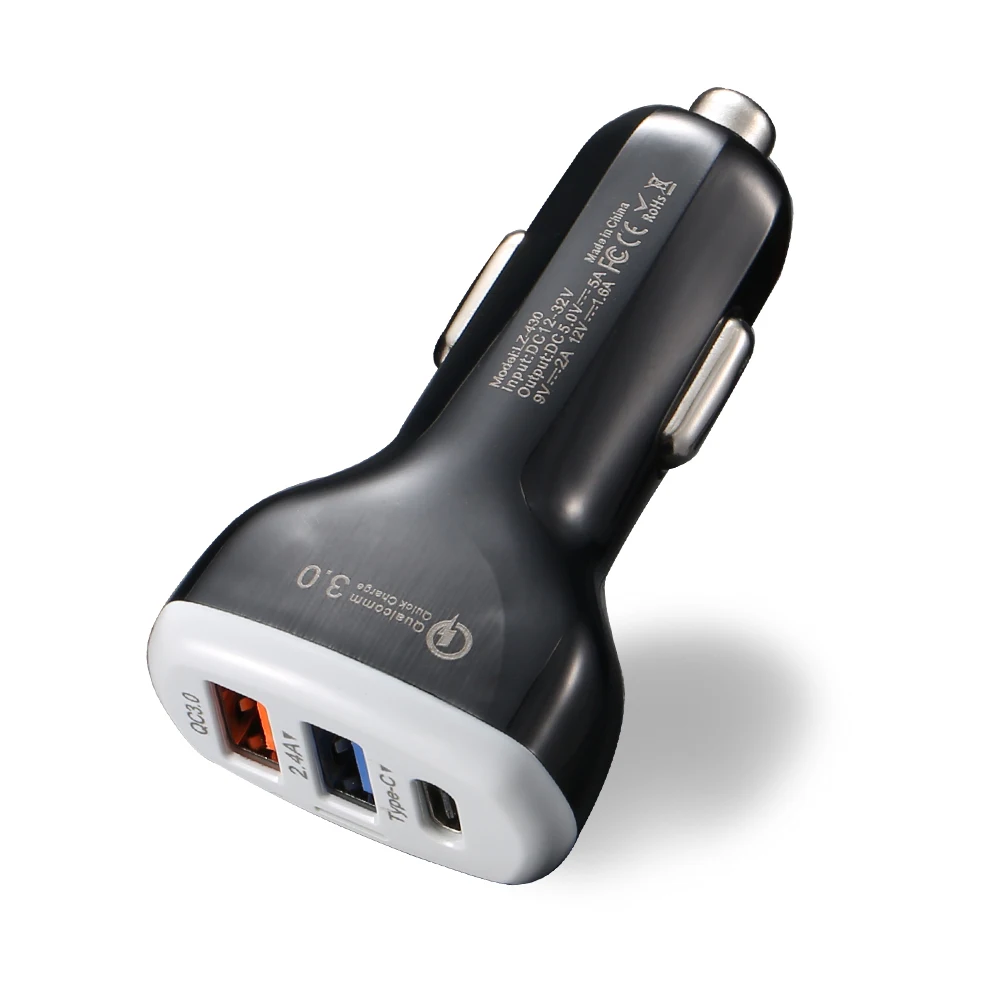 Oleeda Быстрая зарядка 3 0 Автомобильное зарядное устройство адаптер USB порт быстрое