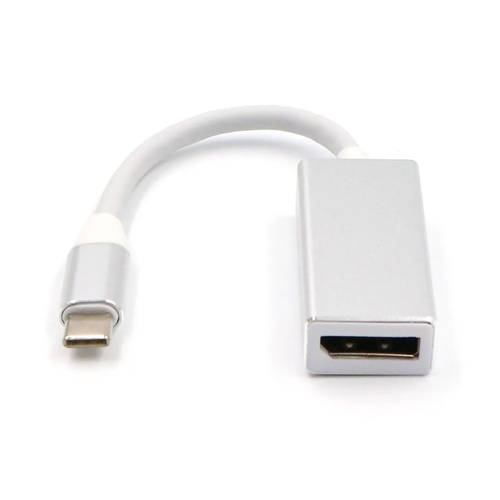 Новый горячий USB C 3 1 type к DP адаптер Поддержка 4K мужчин и женщин HDTV конвертер кабель