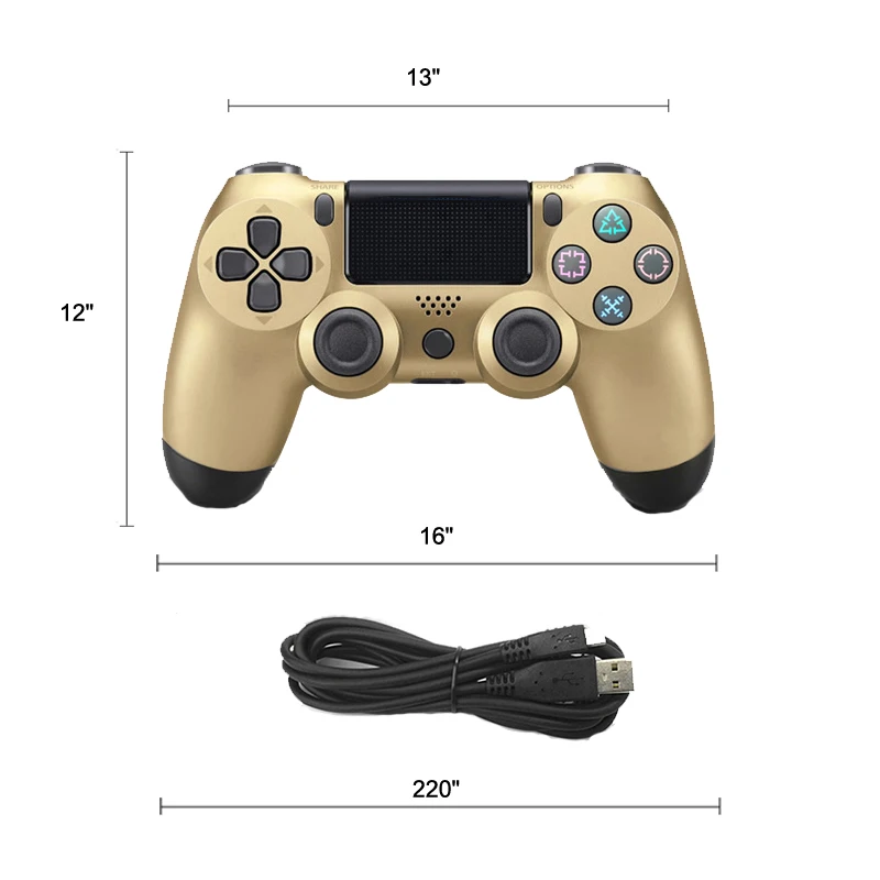 Double Shock USB Wired Controller For PS4 Joystick Fit For PC 2.2M Cable For PS4/PS3 Console For Playstation Dualshock 4 Gamepad Double Shock USB Wired Controller For PS4 Joystick Fit For PC 2.2M Cable For PS4/PS3 Console For Playstation Dualshock 4 Gamepad