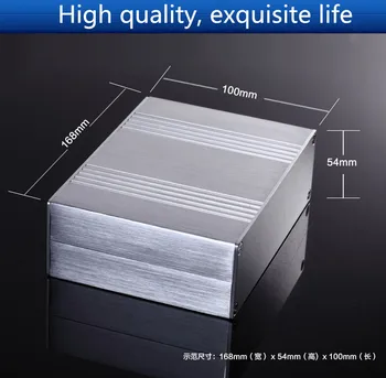 

Mini aluminum amplifier chassis / instrument /Tube amp amplifier /AMP Enclosure / case / DIY box (168*54*200mm)