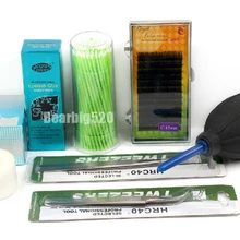 Ложное средство для снятия клея с ресниц пинцетная палочка кисть C накладные ресницы набор для макияжа