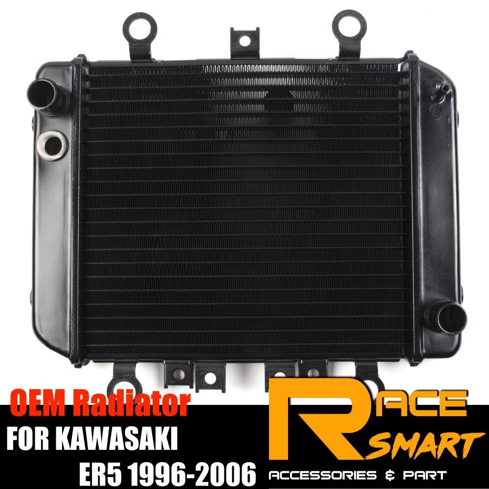 Radiator KAWASAKI ER5 1996 2006 ER ER 5 Motorcycle parts Cooling cooler High grade Aluminum 1997 98 99 00 2001 02 03 04|Engine Cooling & Accessories| AliExpress