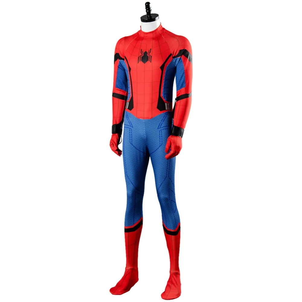 Костюм Человека-паука: возвращение домой, костюм Тома Холланда, костюм Человека-паука, косплей, Мстители, супергерой, костюмы для Хэллоуина, косплей, на заказ