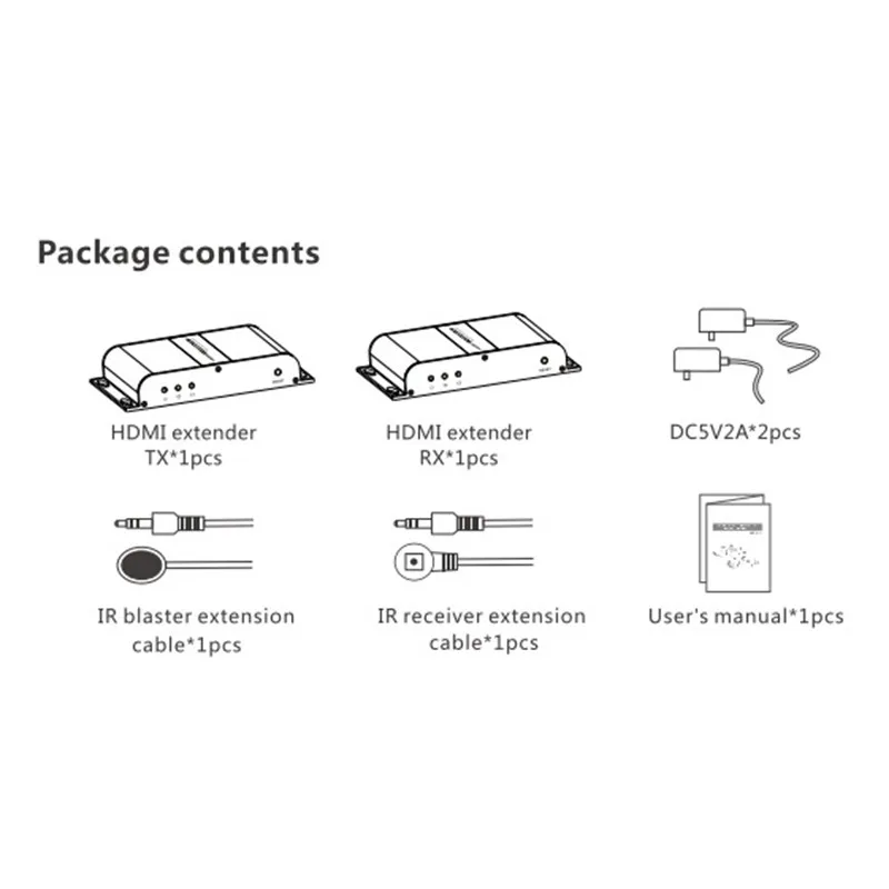 378A Новый HDMI волоконно-оптический удлинитель с ИК, продлить 20 км HDMI удлинитель 1080 P поддерживают 1 Tx к более приемники передачи видео