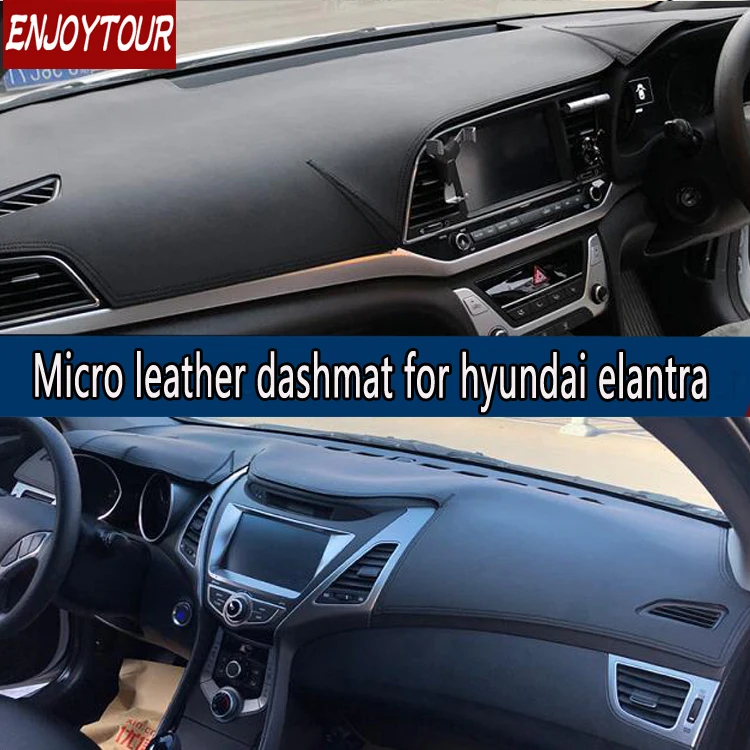For Hyundai Elantra XD Avante XD I35 2001 2019 Leather Dashmat