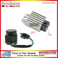 GY6 50cc 125cc 150cc Flasher and Regulator Rectifier Chinese Scooter Parts ATV Parts Go-Kart Znen Baotian Taotao Free Shipping