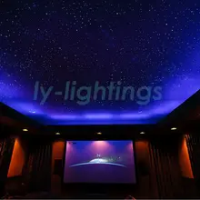 35 Вт RGB оптоволоконного кабеля свет комплект дома Garden Party Shop Бар Клуб Украшения Оптическое волокно свет DIY звезды ночь свет